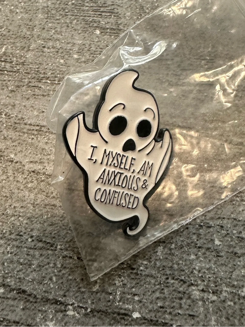 Ghost I Myself am Anxious and Confused pin‎ new